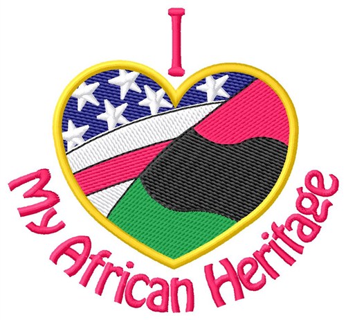 African Heritage Machine Embroidery Design