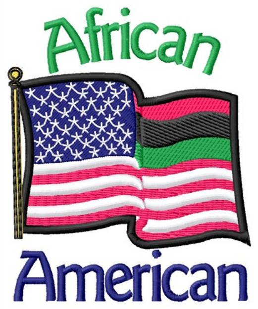 Picture of African-American Machine Embroidery Design
