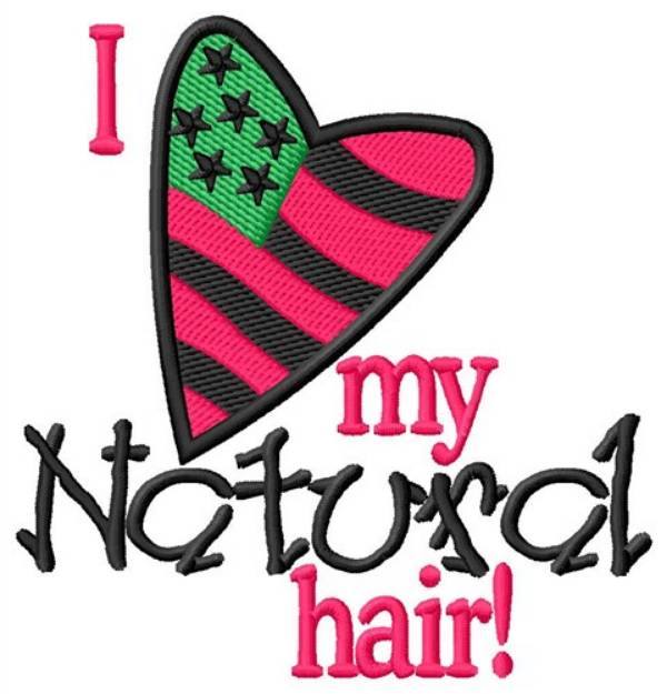 Picture of Natural Hair Machine Embroidery Design