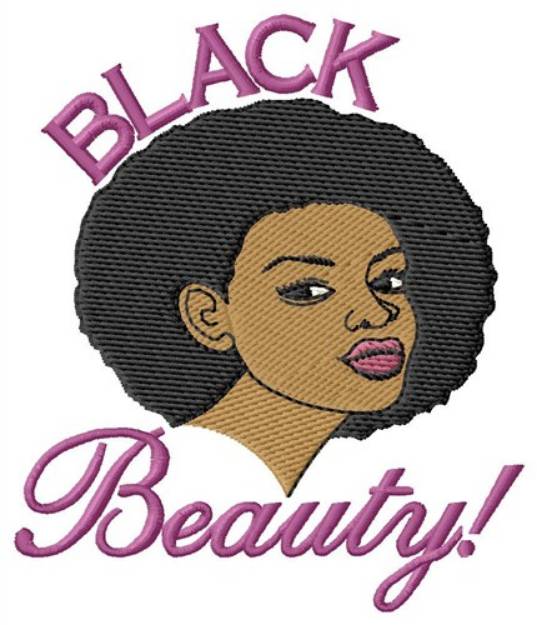 Picture of Black Beauty Machine Embroidery Design