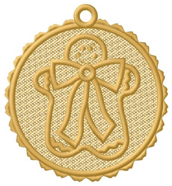 Picture of Gingerbread Ornament Machine Embroidery Design