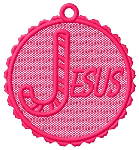 Jesus Ornament Machine Embroidery Design