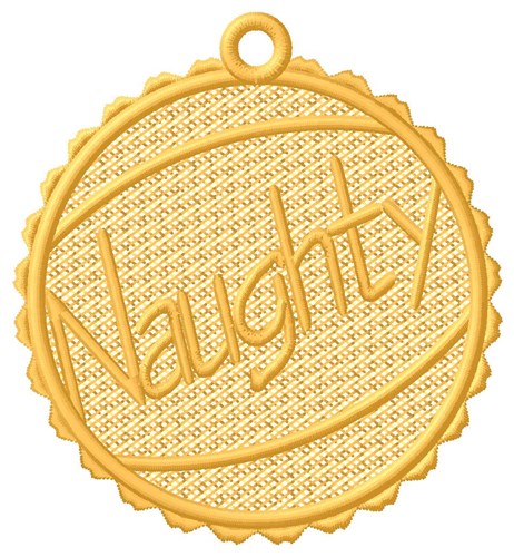 Naughty Ornament Machine Embroidery Design