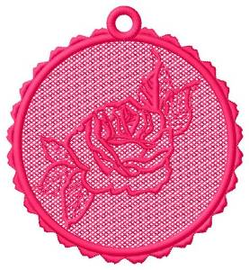 Picture of Rose Ornament Machine Embroidery Design