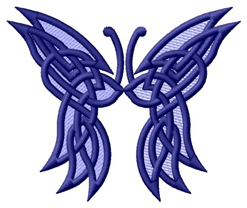 Butterfly Knotwork Machine Embroidery Design