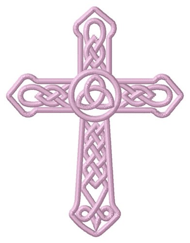 Knot Cross Outline Machine Embroidery Design