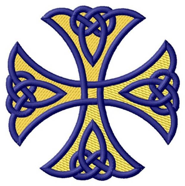 Picture of Knotted Cross Machine Embroidery Design