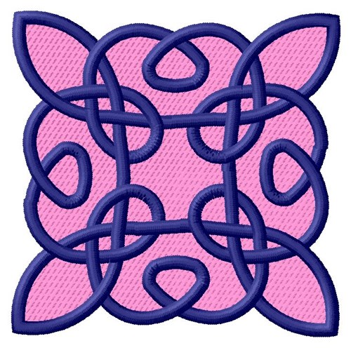 Square Knot Machine Embroidery Design