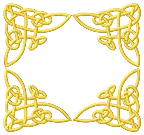 Celtic Rectangle Machine Embroidery Design