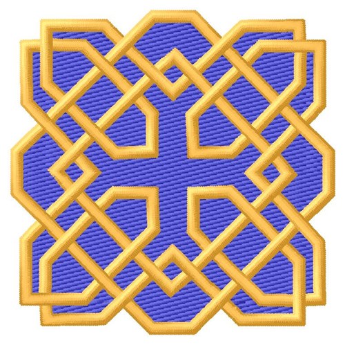 Celtic Block Machine Embroidery Design