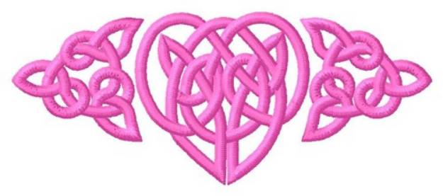 Picture of Heart Knotwork Machine Embroidery Design