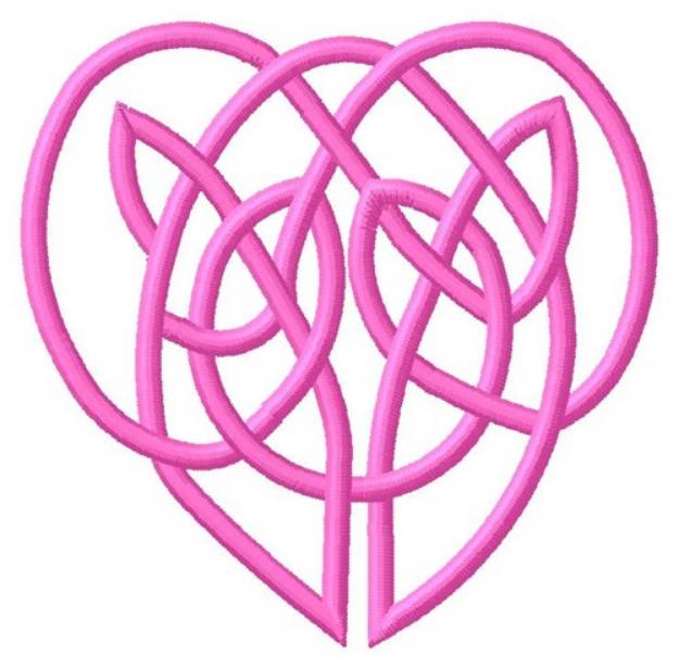 Picture of Knot Heart Machine Embroidery Design