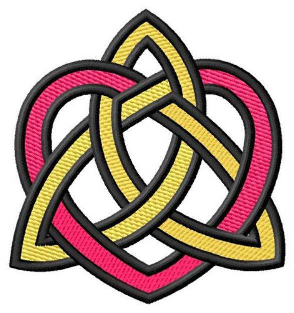 Picture of Trinity Heart Machine Embroidery Design