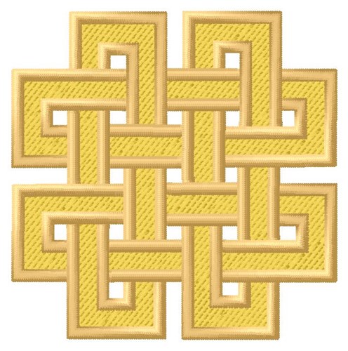 Knot Square Machine Embroidery Design