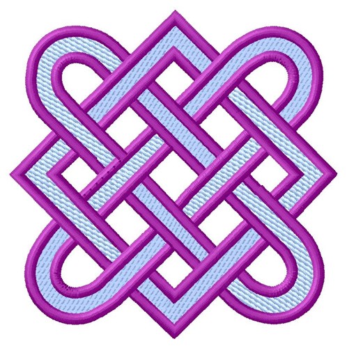 Knot Diamond Machine Embroidery Design