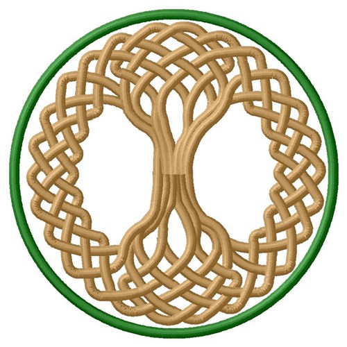 Knot Tree of Life Machine Embroidery Design
