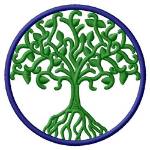 Picture of Tree of Life Circle Machine Embroidery Design