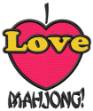 Picture of Love Mahjong Machine Embroidery Design