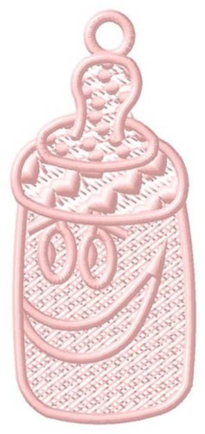 Picture of FSL Bottle Ornament Machine Embroidery Design
