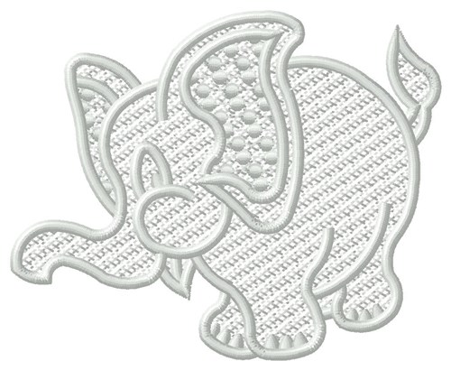 FSL Elephant Machine Embroidery Design
