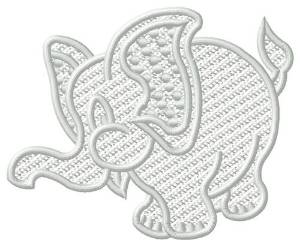 Picture of FSL Elephant Machine Embroidery Design