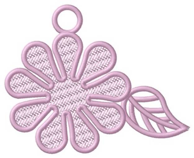 Picture of FSL Flower Ornament Machine Embroidery Design