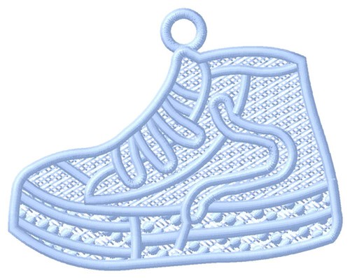 FSL Tennis Shoe Ornament Machine Embroidery Design