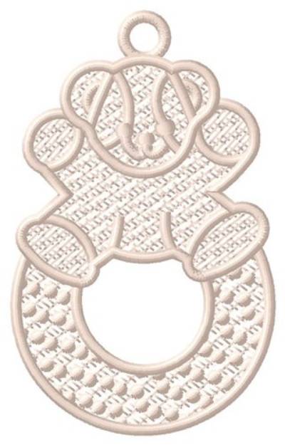 Picture of FSL Teething Ornament Machine Embroidery Design