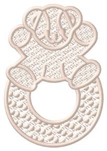 Picture of FSL Teething Ring Machine Embroidery Design