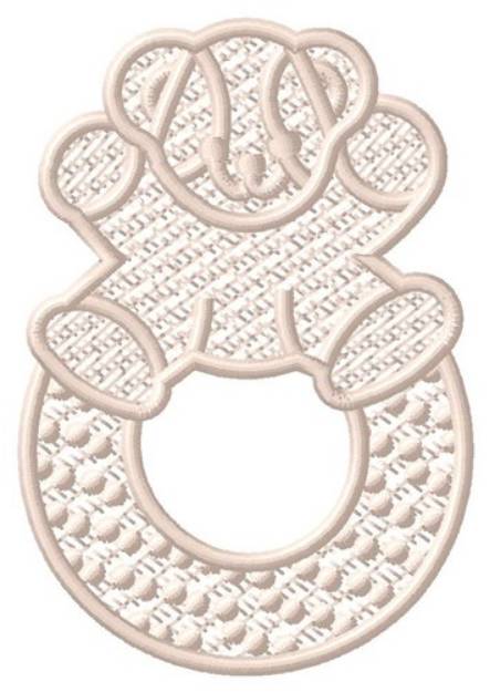 Picture of FSL Teething Ring Machine Embroidery Design