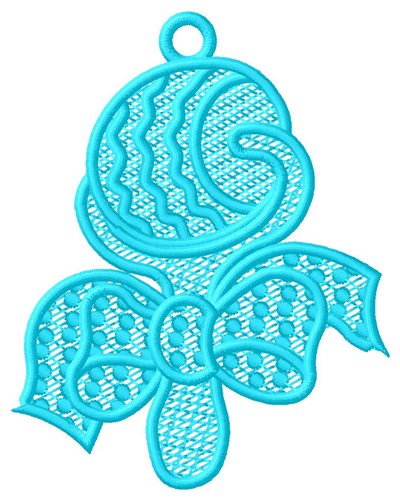 FSL Rattle Ornament Machine Embroidery Design