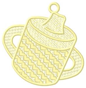 Picture of FSL Sippee Ornament Machine Embroidery Design
