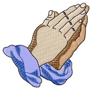Picture of Praying Hands Machine Embroidery Design