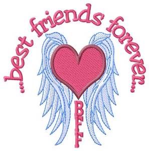 Picture of Friends Forever Machine Embroidery Design