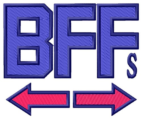 BFFs Machine Embroidery Design