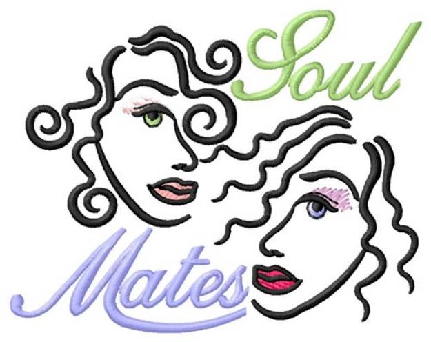 Picture of Soul Mates Machine Embroidery Design