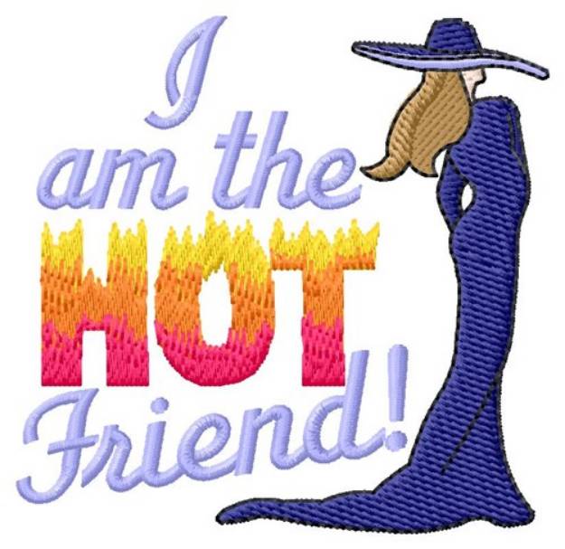 Picture of Hot Friend Machine Embroidery Design