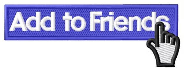 Picture of Add to Friends Machine Embroidery Design