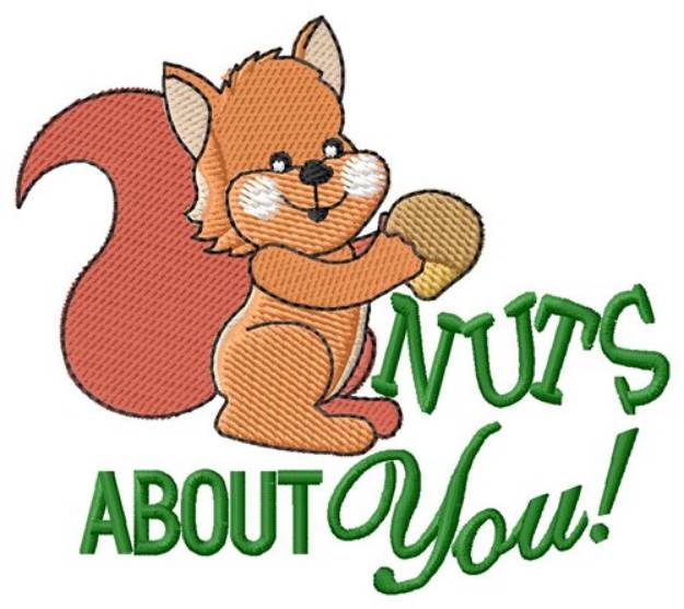 Picture of Nuts About You Machine Embroidery Design
