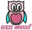 Picture of Guess Who Machine Embroidery Design