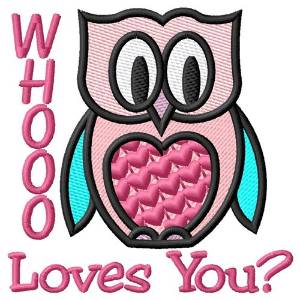 Picture of Whooo Loves You Machine Embroidery Design