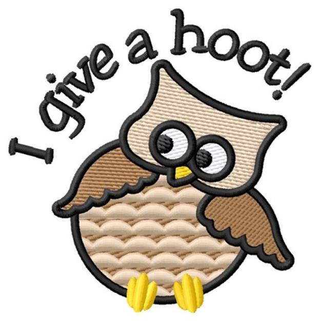 Picture of Give A Hoot Machine Embroidery Design