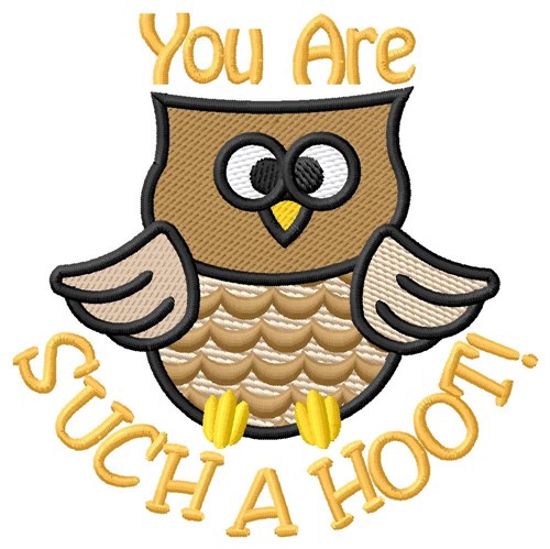 Such A Hoot Machine Embroidery Design