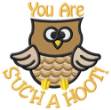 Picture of Such A Hoot Machine Embroidery Design