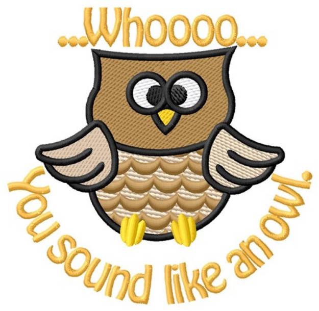 Picture of Sound Like Owl Machine Embroidery Design