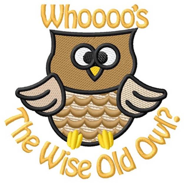 Picture of Wise Owl Machine Embroidery Design