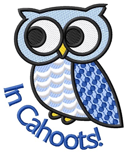 In Cahoots Machine Embroidery Design