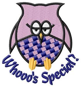 Picture of Whooos Special Machine Embroidery Design