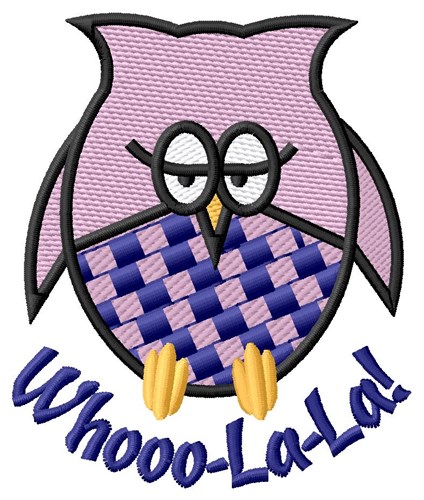Whooo-La-La Machine Embroidery Design