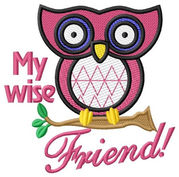 Picture of Wise Friend Machine Embroidery Design